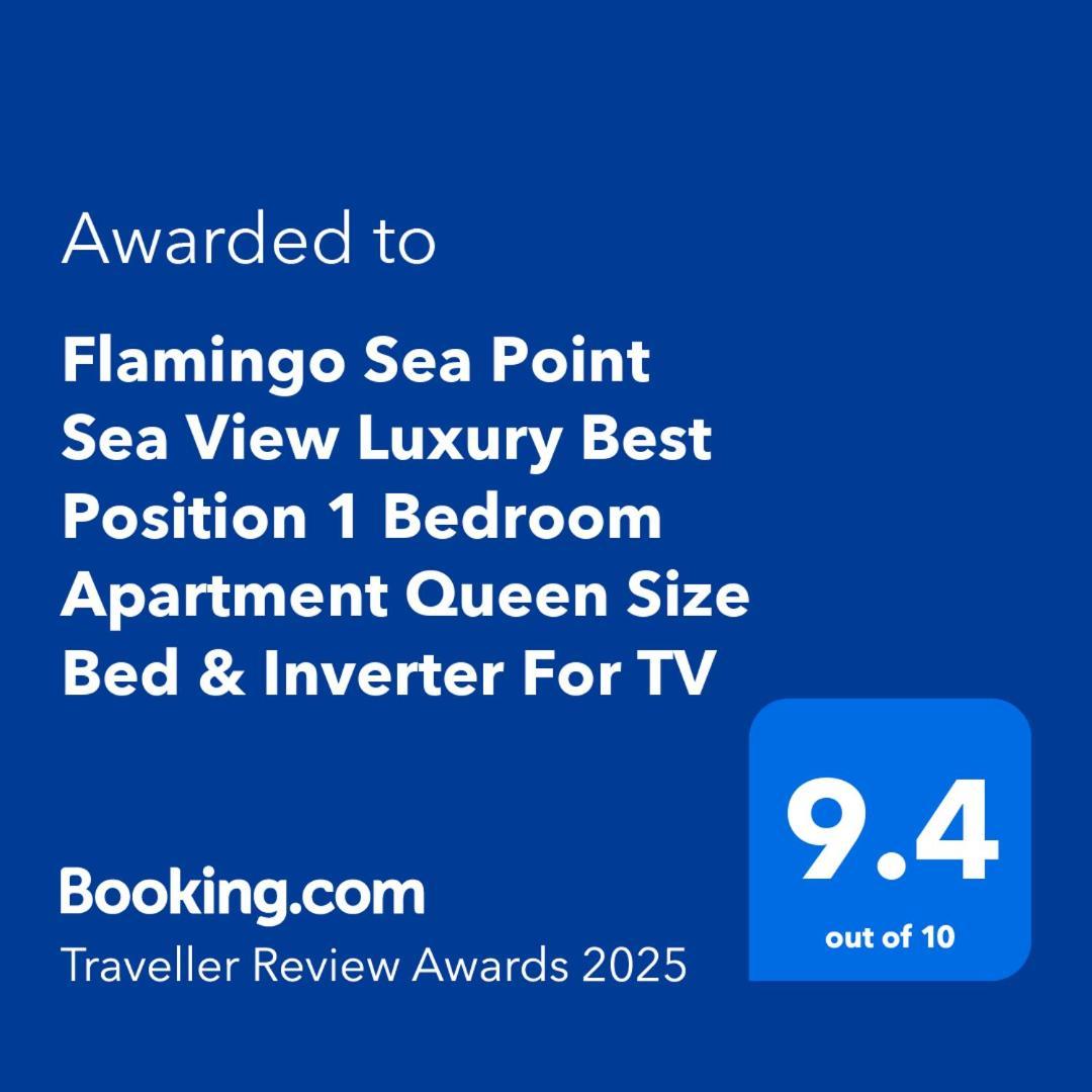 Flamingo Sea Point Sea View Luxury Best Position 1 Bedroom Apartment Queen Size Bed & Inverter For Tv 케이프타운 외부 사진
